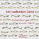 Buchcover "Am laufenden Band" mit Reihe von Fischen