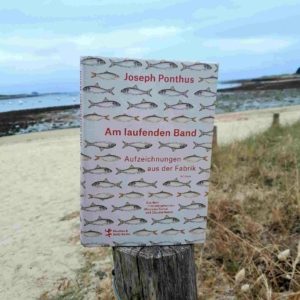 Buchcover, vor Meer am Strand fotografiert